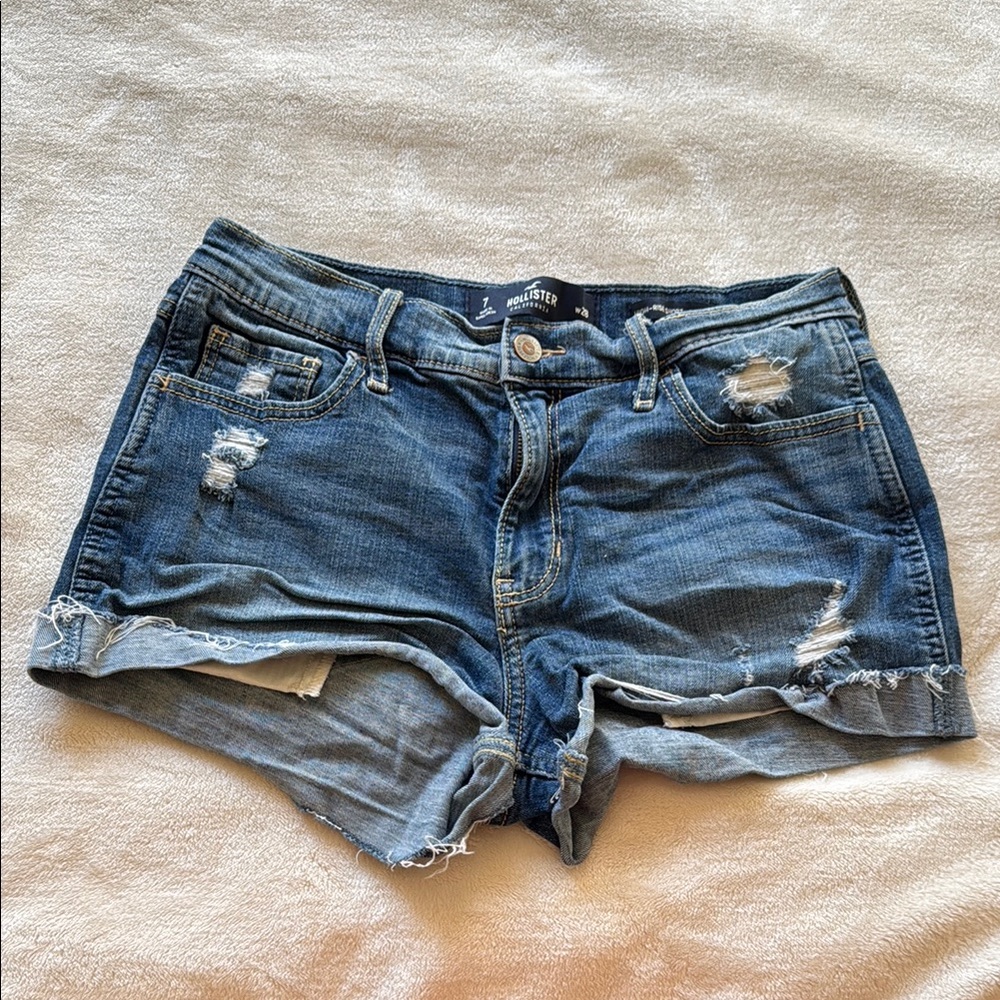 Hollister Distressed Denim Jean Shorts